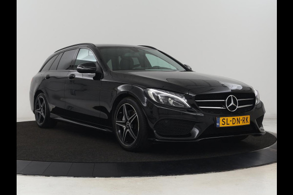 Mercedes-Benz C-Klasse 200 AMG Night | Leder | Stoelverwarming | Full LED | Park Assist | Navigatie | Climate control | Cruise control | Bluetooth