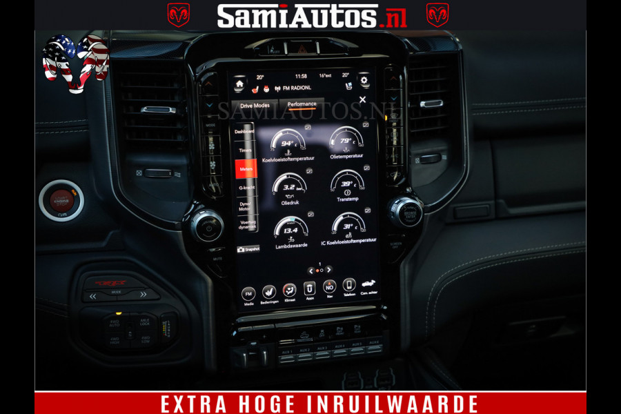 Dodge Ram 1500 TRX HELLCAT 6.2 V8 712 PK | HYDRO BLUE | 38744 KM | NIEUW STAAT | CREW CAB | DUBBELE CABINE DC | LPG | MEGA DIK |