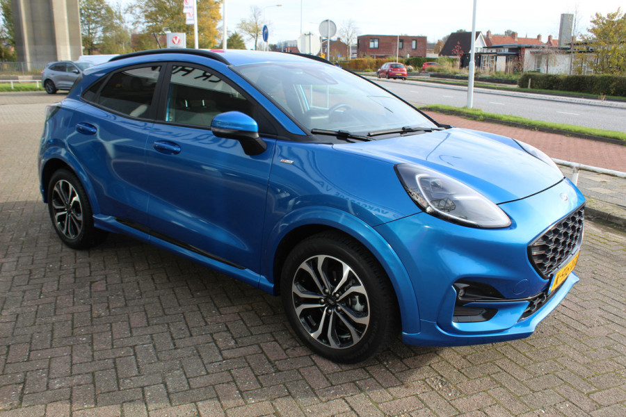 Ford Puma 1.0 EcoBoost Hybrid ST-Line , 125pk Climate control , Stoel,Stuur en Voorruitverwarming Navigatie , Bluetooth , Parkeersensoren achter