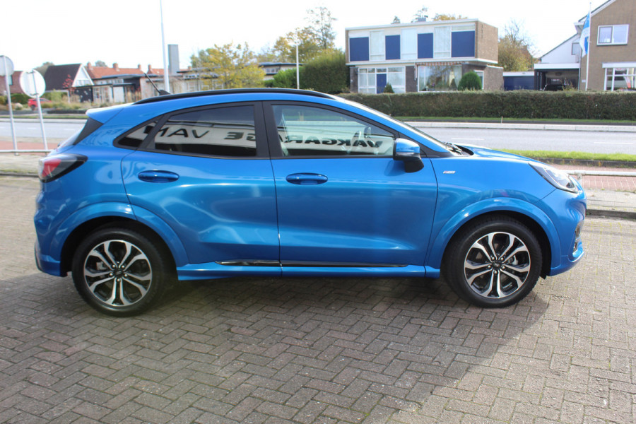 Ford Puma 1.0 EcoBoost Hybrid ST-Line , 125pk Climate control , Stoel,Stuur en Voorruitverwarming Navigatie , Bluetooth , Parkeersensoren achter