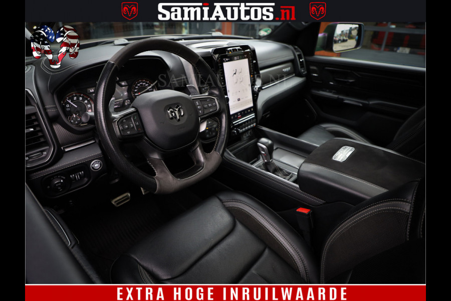 Dodge Ram 1500 TRX HELLCAT 712 PK 6.2 V8 | MEGA DIK | BOM VOL | BLACK ON BLACK | CREW CAB DUBBELE CABINE DC | 5 PERSOONS GRIJS KENTEKEN |
