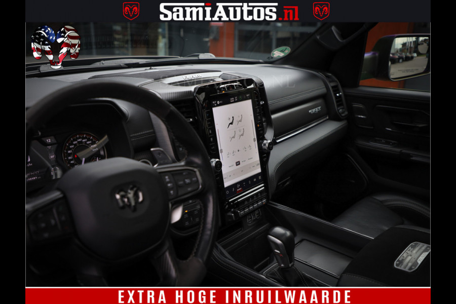 Dodge Ram 1500 TRX HELLCAT 712 PK 6.2 V8 | MEGA DIK | BOM VOL | BLACK ON BLACK | CREW CAB DUBBELE CABINE DC | 5 PERSOONS GRIJS KENTEKEN |