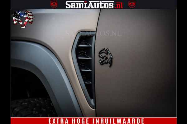 Dodge Ram 1500 TRX HELLCAT 712 PK 6.2 V8 | MEGA DIK | BOM VOL | BLACK ON BLACK | CREW CAB DUBBELE CABINE DC | 5 PERSOONS GRIJS KENTEKEN |