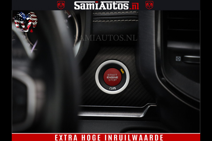 Dodge Ram 1500 TRX HELLCAT 712 PK 6.2 V8 | MEGA DIK | BOM VOL | BLACK ON BLACK | CREW CAB DUBBELE CABINE DC | 5 PERSOONS GRIJS KENTEKEN |