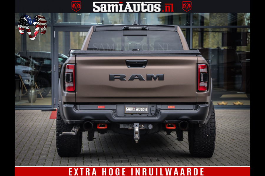 Dodge Ram 1500 TRX HELLCAT 712 PK 6.2 V8 | MEGA DIK | BOM VOL | BLACK ON BLACK | CREW CAB DUBBELE CABINE DC | 5 PERSOONS GRIJS KENTEKEN |
