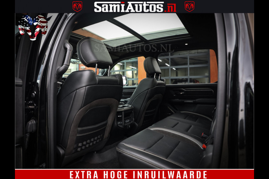 Dodge Ram 1500 TRX HELLCAT 712 PK 6.2 V8 | MEGA DIK | BOM VOL | BLACK ON BLACK | CREW CAB DUBBELE CABINE DC | 5 PERSOONS GRIJS KENTEKEN |