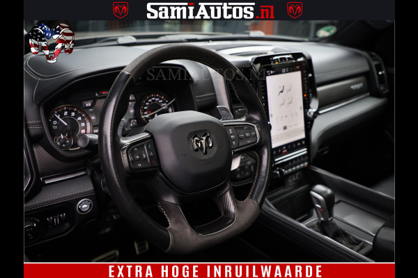 Dodge Ram 1500 TRX HELLCAT 712 PK 6.2 V8 | MEGA DIK | BOM VOL | BLACK ON BLACK | CREW CAB DUBBELE CABINE DC | 5 PERSOONS GRIJS KENTEKEN |