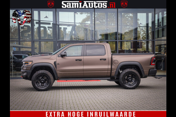 Dodge Ram 1500 TRX HELLCAT 712 PK 6.2 V8 | MEGA DIK | BOM VOL | BLACK ON BLACK | CREW CAB DUBBELE CABINE DC | 5 PERSOONS GRIJS KENTEKEN |