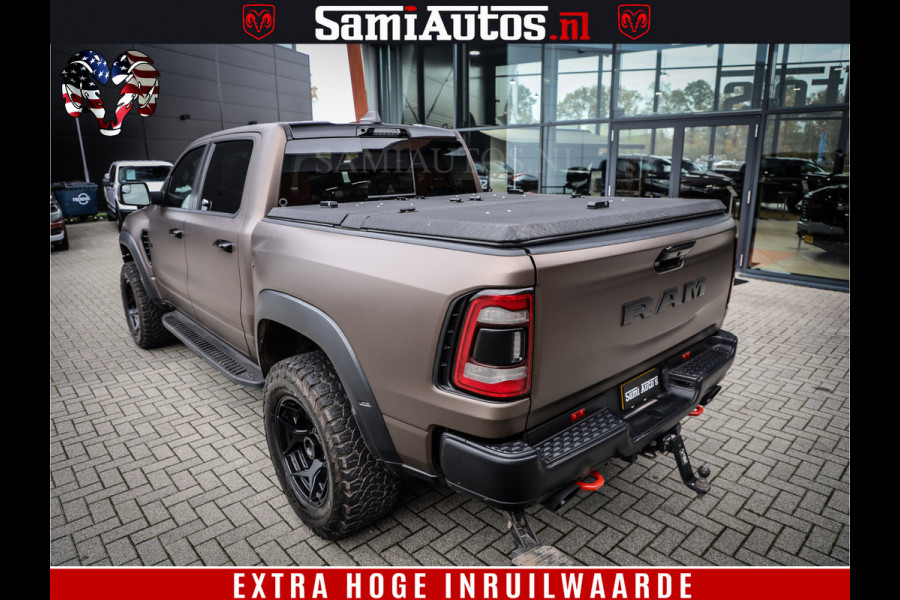 Dodge Ram 1500 TRX HELLCAT 712 PK 6.2 V8 | MEGA DIK | BOM VOL | BLACK ON BLACK | CREW CAB DUBBELE CABINE DC | 5 PERSOONS GRIJS KENTEKEN |