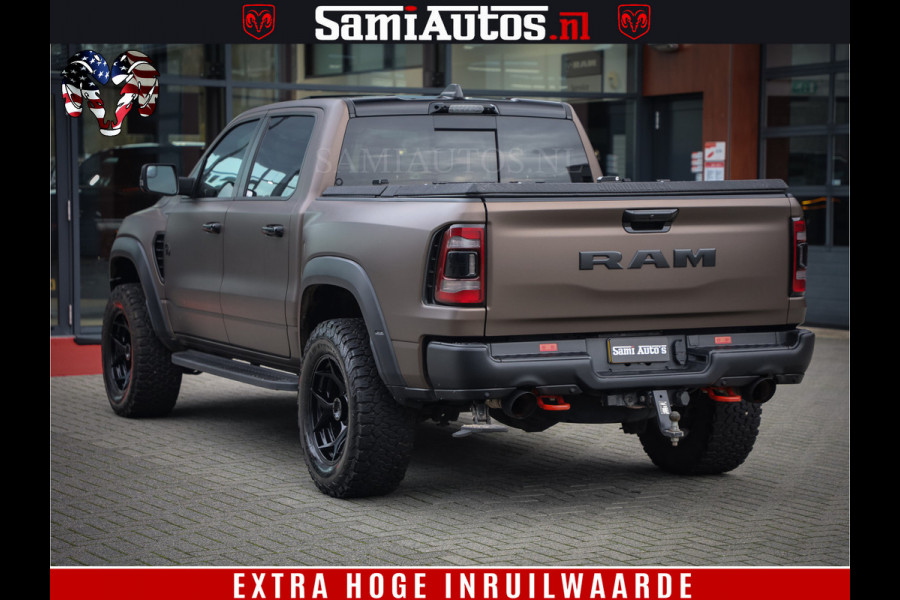 Dodge Ram 1500 TRX HELLCAT 712 PK 6.2 V8 | MEGA DIK | BOM VOL | BLACK ON BLACK | CREW CAB DUBBELE CABINE DC | 5 PERSOONS GRIJS KENTEKEN |