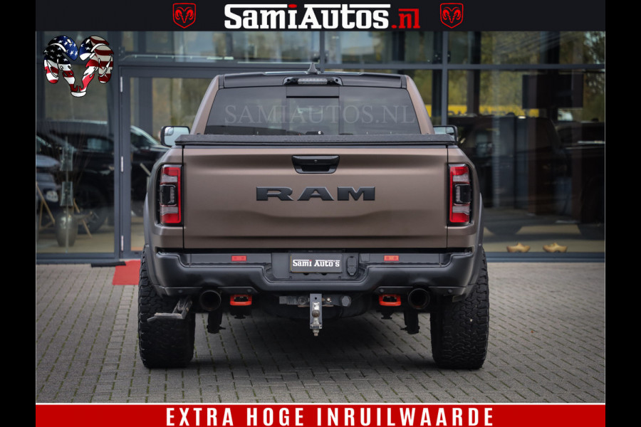 Dodge Ram 1500 TRX HELLCAT 712 PK 6.2 V8 | MEGA DIK | BOM VOL | BLACK ON BLACK | CREW CAB DUBBELE CABINE DC | 5 PERSOONS GRIJS KENTEKEN |