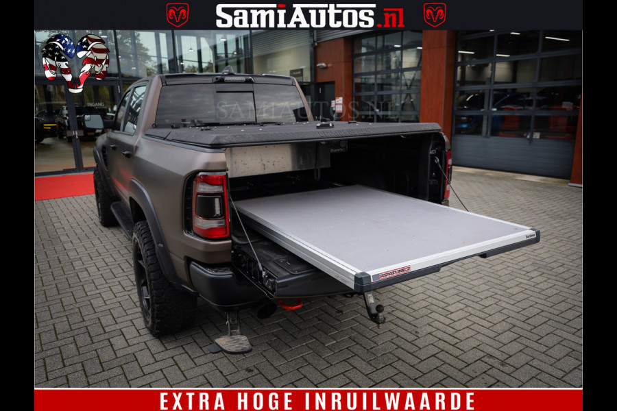 Dodge Ram 1500 TRX HELLCAT 712 PK 6.2 V8 | MEGA DIK | BOM VOL | BLACK ON BLACK | CREW CAB DUBBELE CABINE DC | 5 PERSOONS GRIJS KENTEKEN |