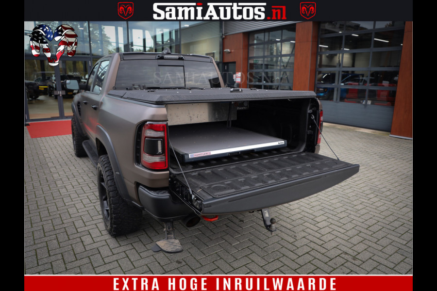 Dodge Ram 1500 TRX HELLCAT 712 PK 6.2 V8 | MEGA DIK | BOM VOL | BLACK ON BLACK | CREW CAB DUBBELE CABINE DC | 5 PERSOONS GRIJS KENTEKEN |