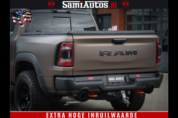 Dodge Ram 1500 TRX HELLCAT 712 PK 6.2 V8 | MEGA DIK | BOM VOL | BLACK ON BLACK | CREW CAB DUBBELE CABINE DC | 5 PERSOONS GRIJS KENTEKEN |