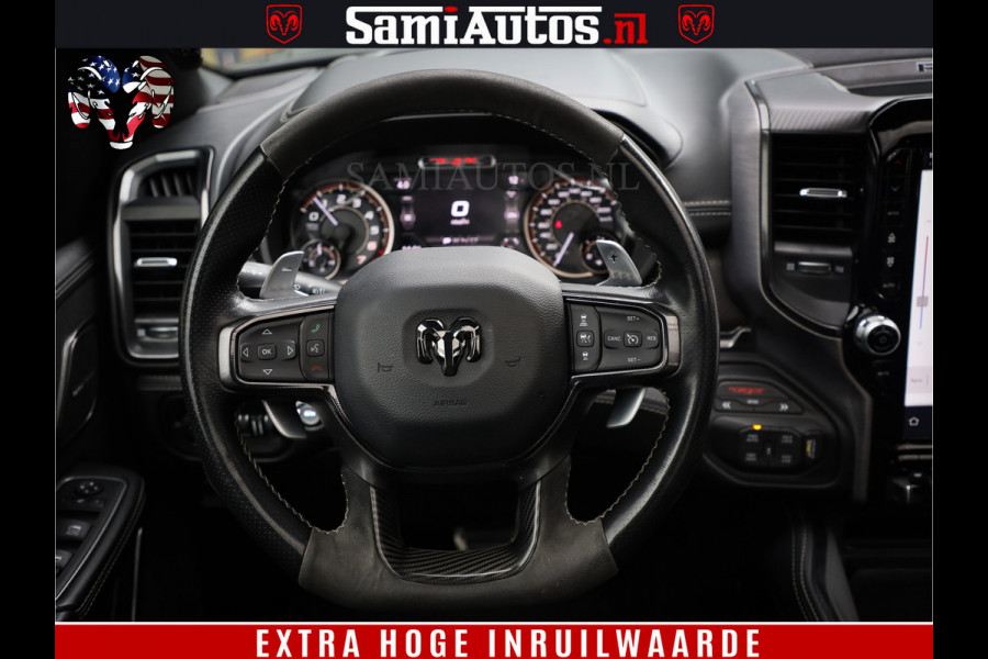 Dodge Ram 1500 TRX HELLCAT 712 PK 6.2 V8 | MEGA DIK | BOM VOL | BLACK ON BLACK | CREW CAB DUBBELE CABINE DC | 5 PERSOONS GRIJS KENTEKEN |