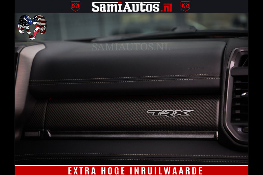 Dodge Ram 1500 TRX HELLCAT 712 PK 6.2 V8 | MEGA DIK | BOM VOL | BLACK ON BLACK | CREW CAB DUBBELE CABINE DC | 5 PERSOONS GRIJS KENTEKEN |