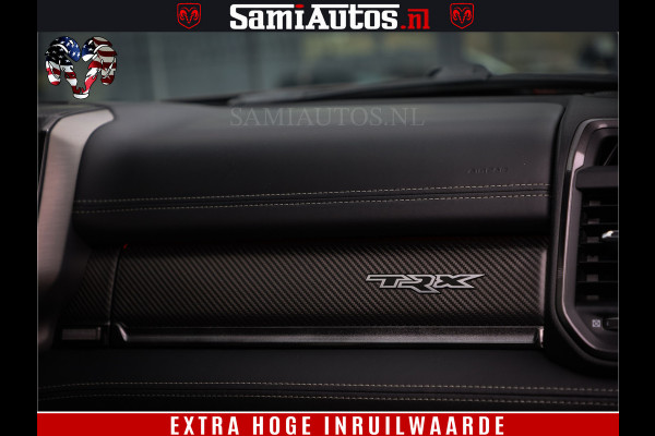 Dodge Ram 1500 TRX HELLCAT 712 PK 6.2 V8 | MEGA DIK | BOM VOL | BLACK ON BLACK | CREW CAB DUBBELE CABINE DC | 5 PERSOONS GRIJS KENTEKEN |