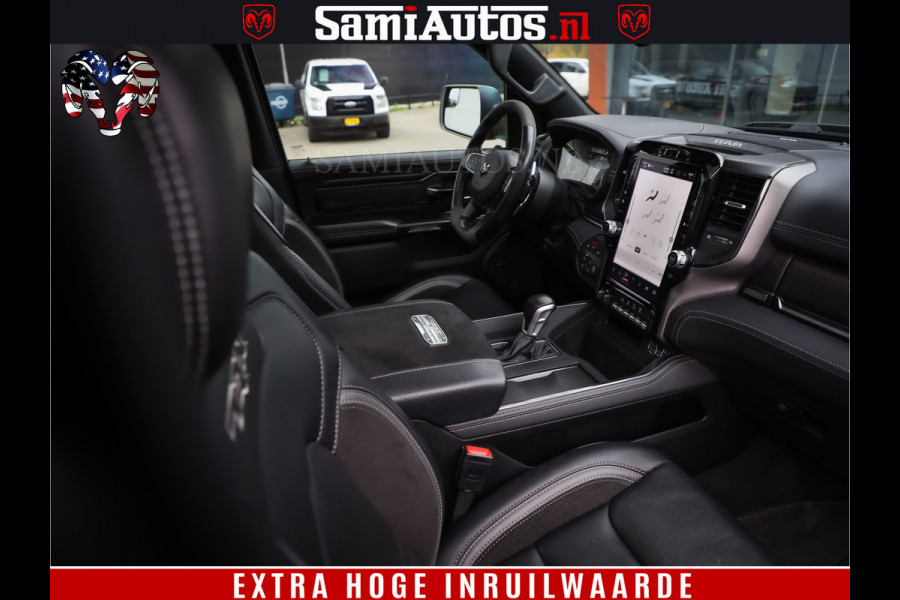 Dodge Ram 1500 TRX HELLCAT 712 PK 6.2 V8 | MEGA DIK | BOM VOL | BLACK ON BLACK | CREW CAB DUBBELE CABINE DC | 5 PERSOONS GRIJS KENTEKEN |