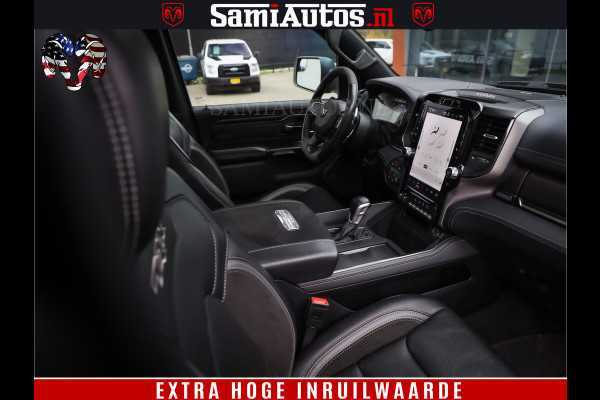 Dodge Ram 1500 TRX HELLCAT 712 PK 6.2 V8 | MEGA DIK | BOM VOL | BLACK ON BLACK | CREW CAB DUBBELE CABINE DC | 5 PERSOONS GRIJS KENTEKEN |