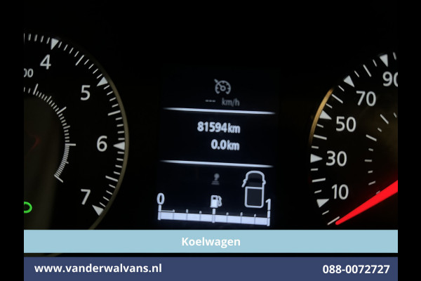 Renault Master 2.3 dCi 136pk L2H2 Koelwagen Thermoking V-300 MAX Vriezen -20°C tot verwarmen + 20°C Dag + Nacht Euro6 Airco | Navigatie Camera, 2500kg Trekhaak, Cruisecontrol, LED, Parkeersensoren, Bijrijdersbank