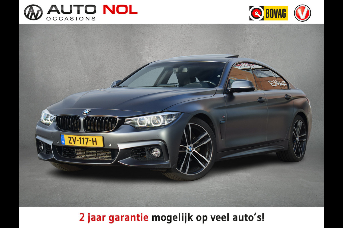 BMW 4 Serie Gran Coupé 418i High Executive | M-Sport | CarPlay | Schuifdak | Leer | Stoelverw. BMW 4 Serie Gran Coupé 418i High Executive | M-Sport | CarPlay | Schuifdak | Leer | Stoelverw.