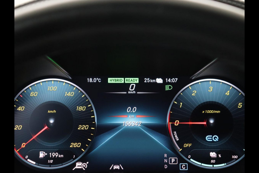 Mercedes-Benz C-Klasse 300de AMG Night | Adaptive cruise | 360 Camera | Leder | Burmester Surround | Trekhaak | Carplay | Stoelverwarming | Memory | Navigatie | Digital Cockpit | PHEV | Plug In