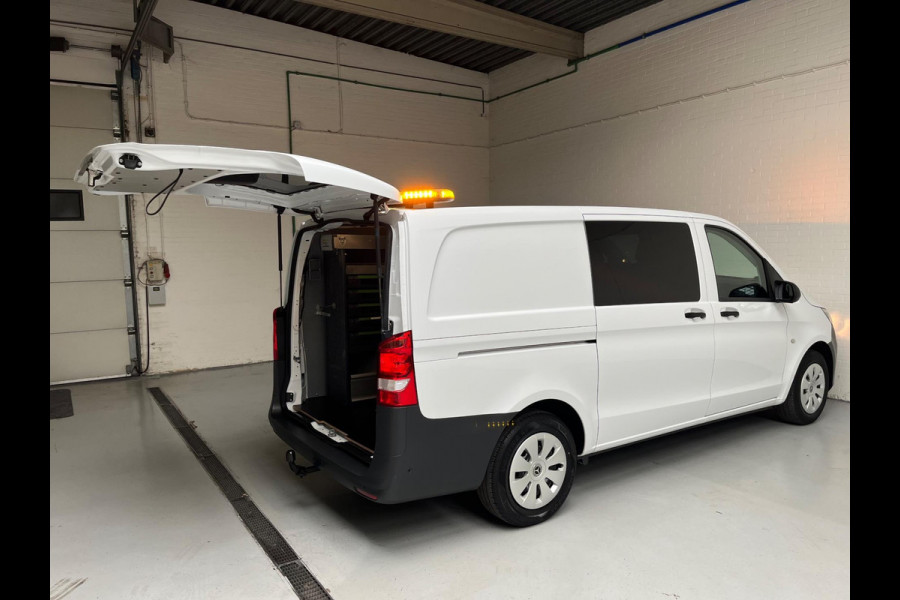 Mercedes-Benz Vito Servicewagen 116 CDI 163pk euro6 LANG L2H1 BOTT inrichting Victron V230 Trekhaak Rijklaarprijs!