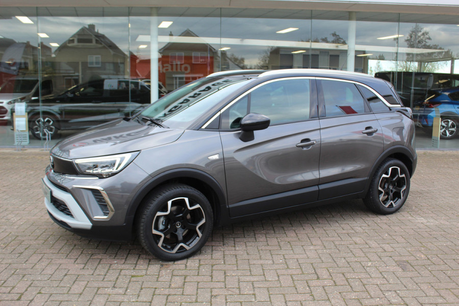 Opel Crossland 1.2 Turbo Ultimate , 110pk , Hoge zit veel comfort Climate control , Cruise control , AGR stoelen voor Navigatie , Bleutooth , Apple Carplay , Camera