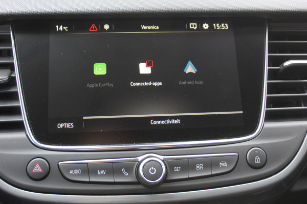 Opel Crossland 1.2 Turbo Ultimate , 110pk , Hoge zit veel comfort Climate control , Cruise control , AGR stoelen voor Navigatie , Bleutooth , Apple Carplay , Camera