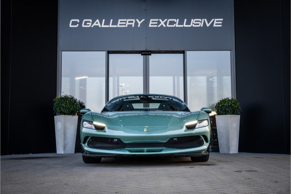 Ferrari 296 GTS 3.0 V6 - Verde Francesca | Spyder l 830PK! l Race Display l Racing Seats | Carbon