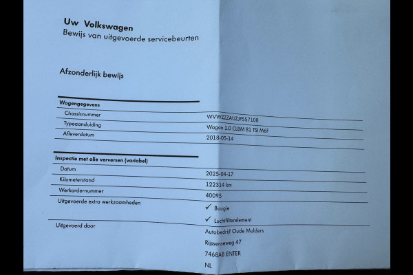 Volkswagen GOLF Variant 1.0 TSI 110pk Comfortline * Navigatie * Stoelverwarming * Adaptieve Cruise Control *