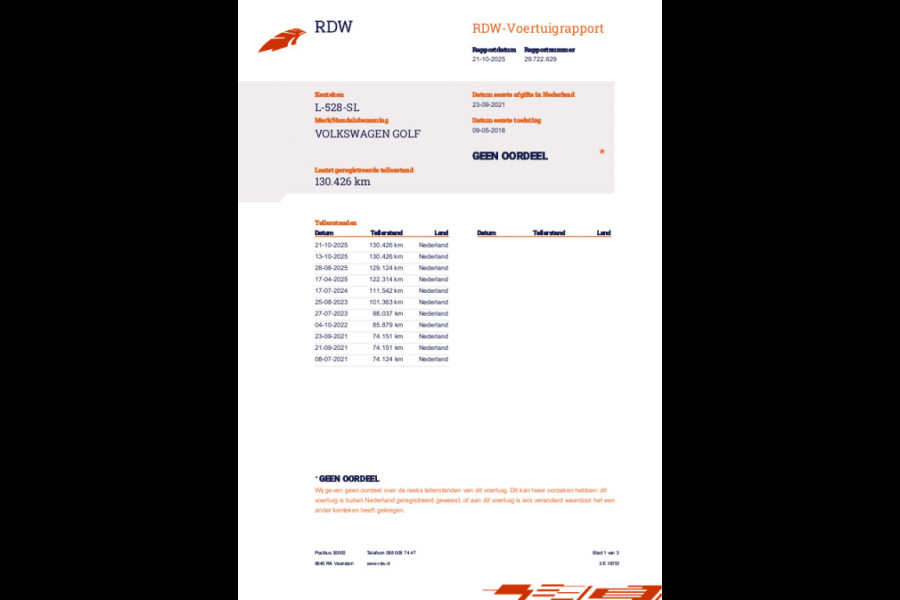 Volkswagen GOLF Variant 1.0 TSI 110pk Comfortline * Navigatie * Stoelverwarming * Adaptieve Cruise Control *