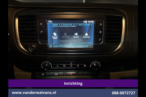 Peugeot Expert 2.0 BlueHDI 123pk L1H1 Inrichting Euro6 Airco | Apple Carplay | 2500kg Trekhaak | Omvormer Cruisecontrol, Parkeersensoren, Bijrijdersbank, Android Auto