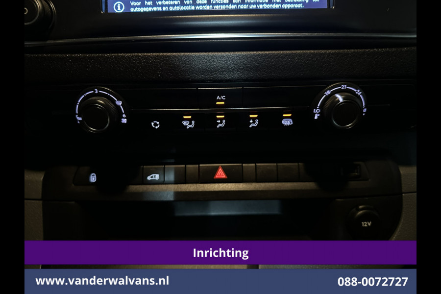 Peugeot Expert 2.0 BlueHDI 123pk L1H1 Inrichting Euro6 Airco | Apple Carplay | 2500kg Trekhaak | Omvormer Cruisecontrol, Parkeersensoren, Bijrijdersbank, Android Auto