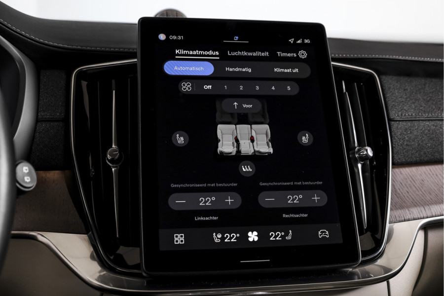 Volvo XC90 2.0 T8 Plug-in hybrid AWD Ultra Dark 310 PK - Automaat | Leder Pakket | S/K-Panodak | Luchtvering | Bowers & Wilkins | Elek. Stoel-+massage+verwarming & Ventilatie | Head-Up | Adapt. Cruise |  360 Camera | Google +App. Connect | 22" Diamond Cut | 7772