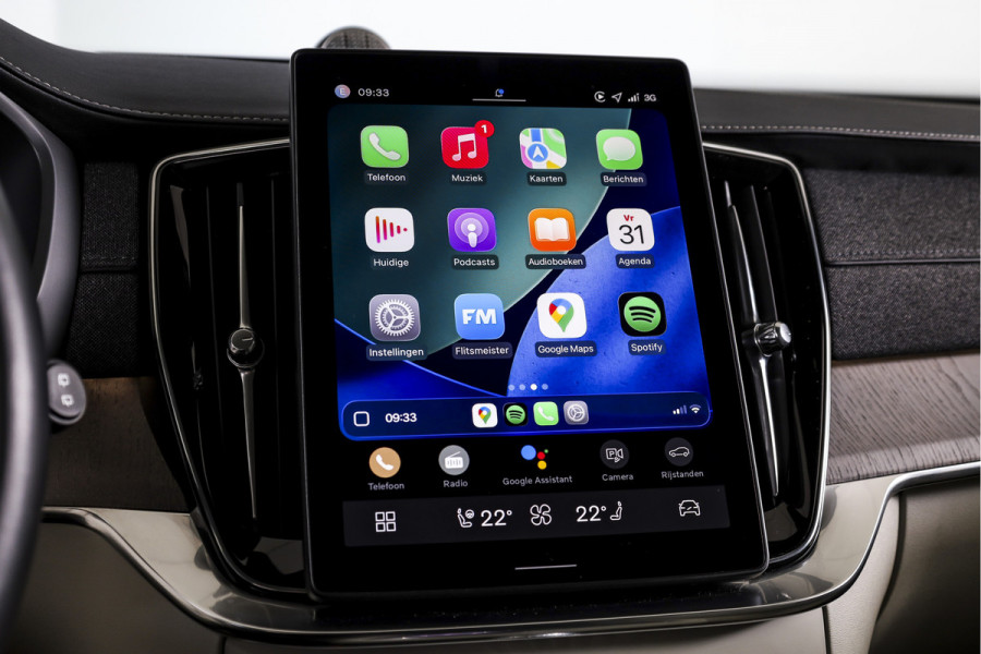 Volvo XC90 2.0 T8 Plug-in hybrid AWD Ultra Dark 310 PK - Automaat | Leder Pakket | S/K-Panodak | Luchtvering | Bowers & Wilkins | Elek. Stoel-+massage+verwarming & Ventilatie | Head-Up | Adapt. Cruise |  360 Camera | Google +App. Connect | 22" Diamond Cut | 7772