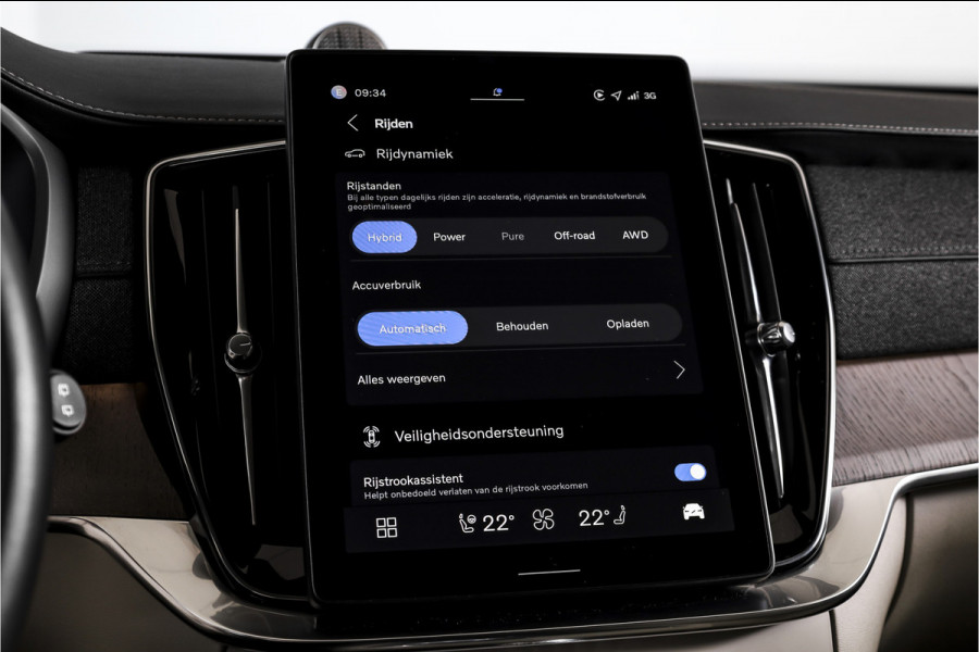 Volvo XC90 2.0 T8 Plug-in hybrid AWD Ultra Dark 310 PK - Automaat | Leder Pakket | S/K-Panodak | Luchtvering | Bowers & Wilkins | Elek. Stoel-+massage+verwarming & Ventilatie | Head-Up | Adapt. Cruise |  360 Camera | Google +App. Connect | 22" Diamond Cut | 7772