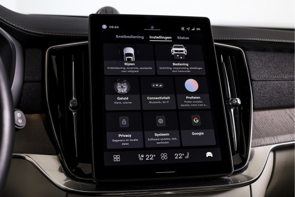 Volvo XC90 2.0 T8 Plug-in hybrid AWD Ultra Dark 310 PK - Automaat | Leder Pakket | S/K-Panodak | Luchtvering | Bowers & Wilkins | Elek. Stoel-+massage+verwarming & Ventilatie | Head-Up | Adapt. Cruise |  360 Camera | Google +App. Connect | 22" Diamond Cut | 7772