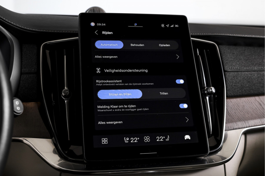 Volvo XC90 2.0 T8 Plug-in hybrid AWD Ultra Dark 310 PK - Automaat | Leder Pakket | S/K-Panodak | Luchtvering | Bowers & Wilkins | Elek. Stoel-+massage+verwarming & Ventilatie | Head-Up | Adapt. Cruise |  360 Camera | Google +App. Connect | 22" Diamond Cut | 7772