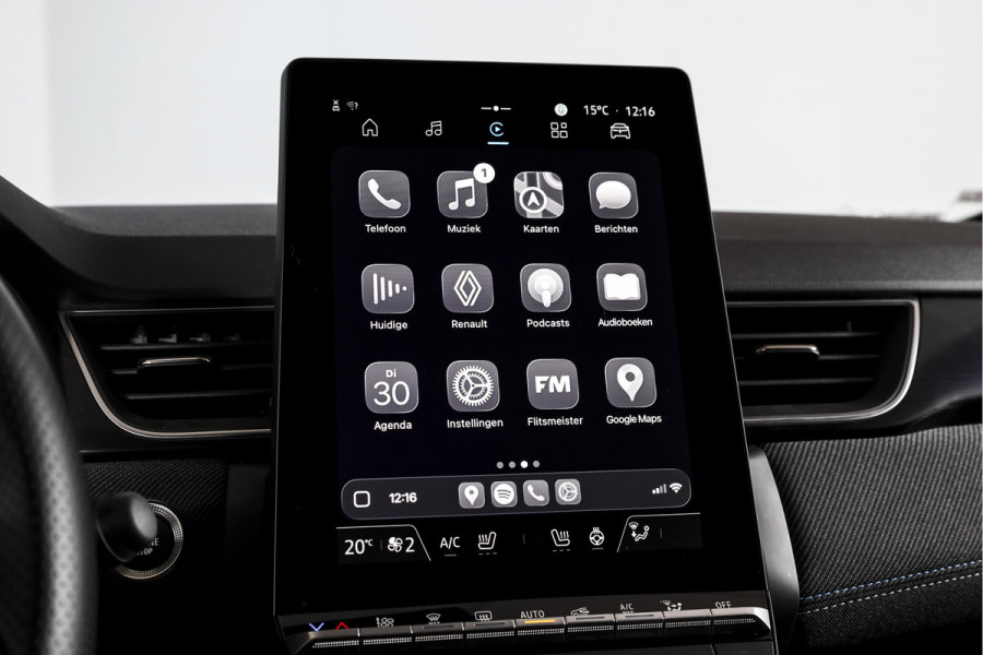 Renault Captur 1.6 E-Tech full hybrid 145 esprit Alpine | S/K-Panodak | Dig. Cockpit | Adapt. Cruise | Stoel-+Stuurverw. | Elek. Stoel | PDC | Camera | NAV + App. Connect | ECC | LM 19" | 1107