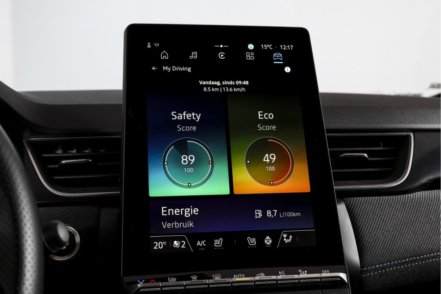 Renault Captur 1.6 E-Tech full hybrid 145 esprit Alpine | S/K-Panodak | Dig. Cockpit | Adapt. Cruise | Stoel-+Stuurverw. | Elek. Stoel | PDC | Camera | NAV + App. Connect | ECC | LM 19" | 1107