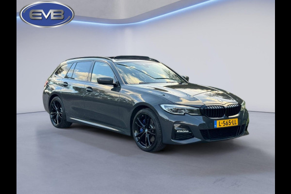 BMW 3 Serie Touring 330e M sport individual, dravitgrau, panodak,laser led, elec bedienbare trekhaak, vol opties, nl auto met nap