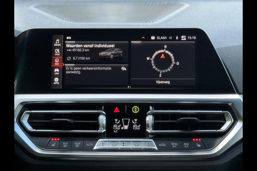 BMW 3 Serie Touring 330e M sport individual, dravitgrau, panodak,laser led, elec bedienbare trekhaak, vol opties, nl auto met nap