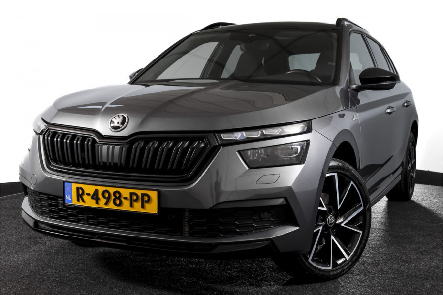 Škoda Kamiq 1.5 TSI ACT 150 PK Monte Carlo - Automaat | Pano | Elek. Trekhaak | Dig. Cockpit | Adapt. Cruise | Stoel+-stuurverw. | PDC | Camera | NAV + App. Connect | ECC | DAB | LM 18" |