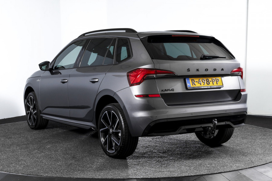 Škoda Kamiq 1.5 TSI ACT 150 PK Monte Carlo - Automaat | Pano | Elek. Trekhaak | Dig. Cockpit | Adapt. Cruise | Stoel+-stuurverw. | PDC | Camera | NAV + App. Connect | ECC | DAB | LM 18" |