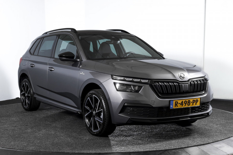 Škoda Kamiq 1.5 TSI ACT 150 PK Monte Carlo - Automaat | Pano | Elek. Trekhaak | Dig. Cockpit | Adapt. Cruise | Stoel+-stuurverw. | PDC | Camera | NAV + App. Connect | ECC | DAB | LM 18" |