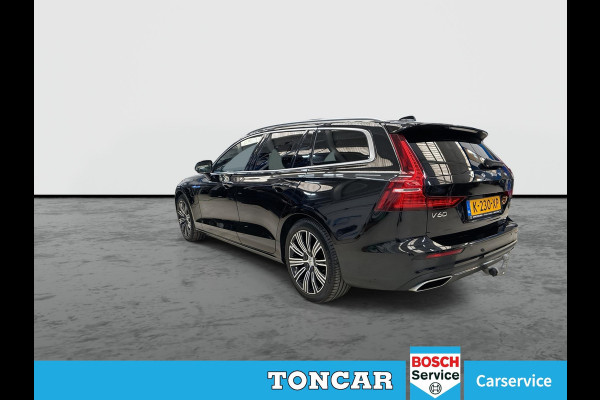 Volvo V60 2.0 T6 Recharge AWD Business Pro Cacao Leder 341pk ! | Skyroof | Trekhaak | Stoel- Stuur-, A-Bank verwarming | A-Camera