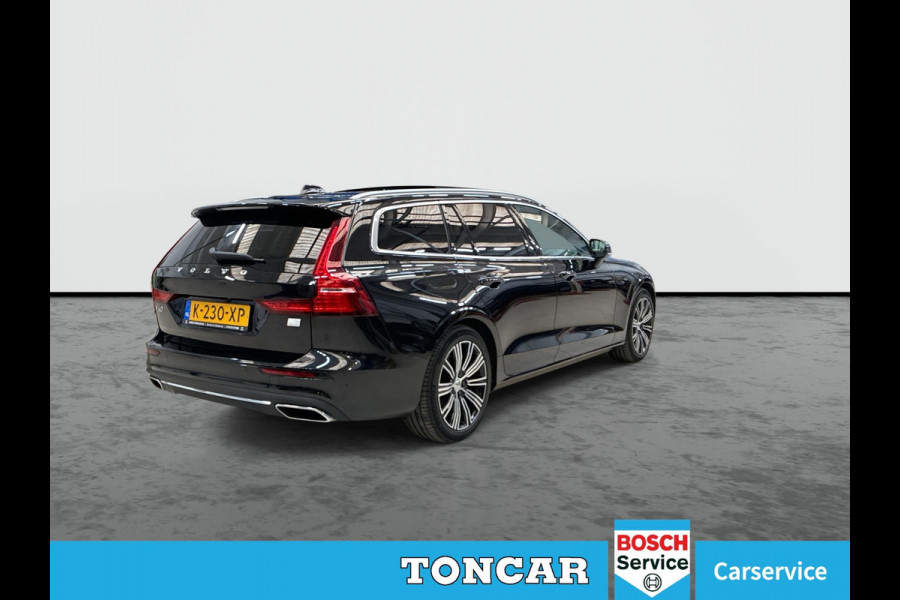Volvo V60 2.0 T6 Recharge AWD Business Pro Cacao Leder 341pk ! | Skyroof | Trekhaak | Stoel- Stuur-, A-Bank verwarming | A-Camera