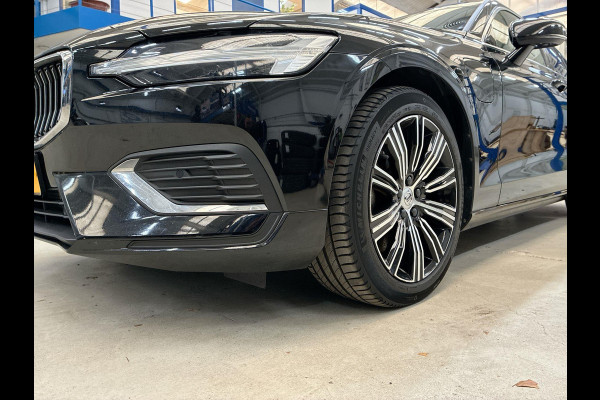 Volvo V60 2.0 T6 Recharge AWD Business Pro Cacao Leder 341pk ! | Skyroof | Trekhaak | Stoel- Stuur-, A-Bank verwarming | A-Camera