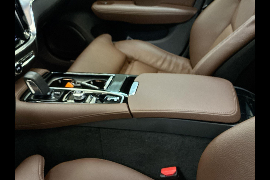 Volvo V60 2.0 T6 Recharge AWD Business Pro Cacao Leder 341pk ! | Skyroof | Trekhaak | Stoel- Stuur-, A-Bank verwarming | A-Camera